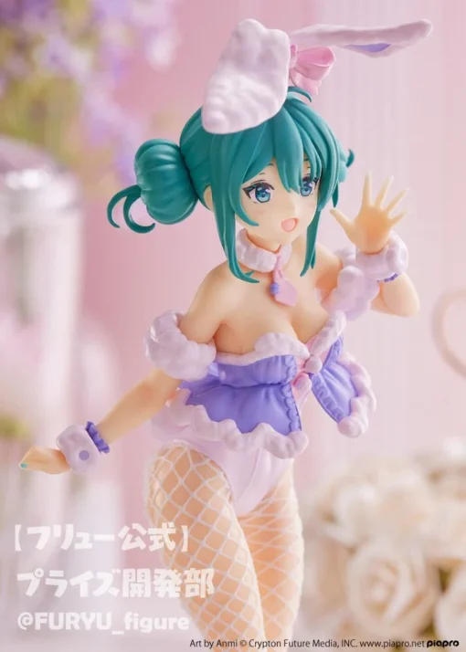 Hatsune Miku, Piapro Characters, White Bunny Lavender Ver. - BiCute Bunnies (FuRyu) Figure - Hình ảnh 6