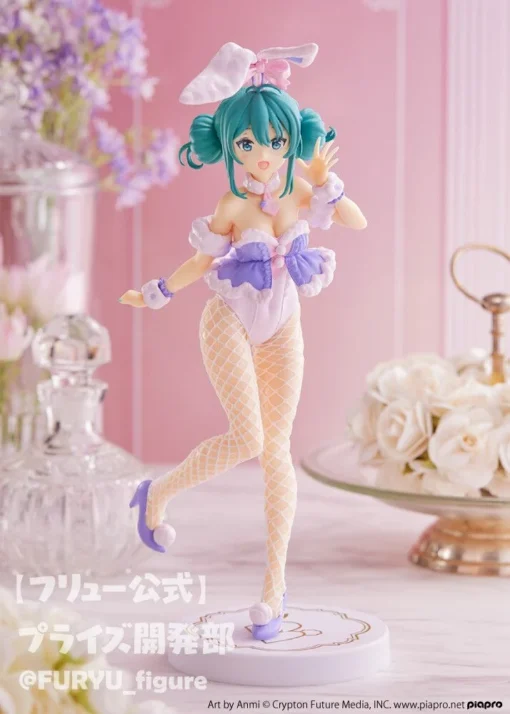 Hatsune Miku, Piapro Characters, White Bunny Lavender Ver. - BiCute Bunnies (FuRyu) Figure - Hình ảnh 4