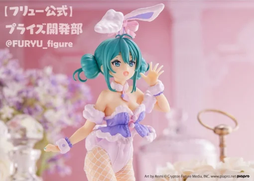 Hatsune Miku, Piapro Characters, White Bunny Lavender Ver. - BiCute Bunnies (FuRyu) Figure - Hình ảnh 2